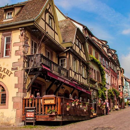 Hotel Au Cerf Riquewihr Esterno foto